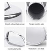 Smowfes Stainless Steel Outdoor Urinal for Men - 360° Spill-Proof
