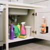 Cedilis 4 Pack Spray Bottle Holder, Wall-Mounted Steel Aerosol Spray