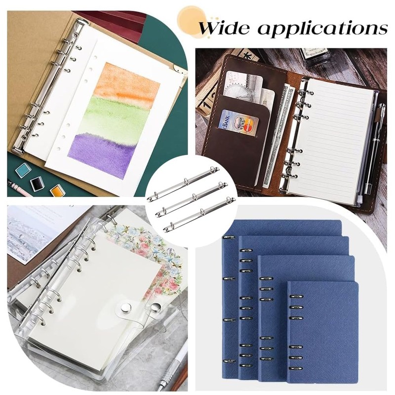 GORGECRAFT Set of 4 Notebook 3 Ring Binder Mechanisms Replacement