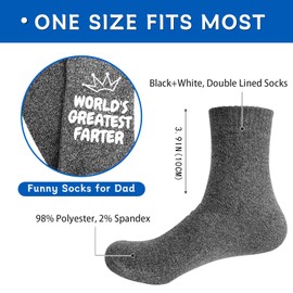 Mason Life Funny Socks for Men - Birthday Gifts for Dad, Dad Gifts Funny Socks, Worlds Greatest Farter, I Mean Father, Gift Ideas Fathers Day, Christmas Gifts