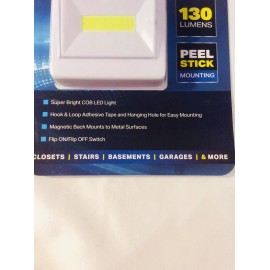 Bell Howell Power Series Portable COB LED Switch Light 130 Lumens NIB. B1