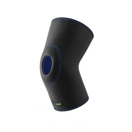 Actimove Sports Edition Knee Brace, Open Patella | Compression Sleeve for ACL MCL Injury Recovery Support, Black, Small