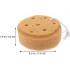 Esponja de Ducha Doble Cara Café – Pack 4 unidades