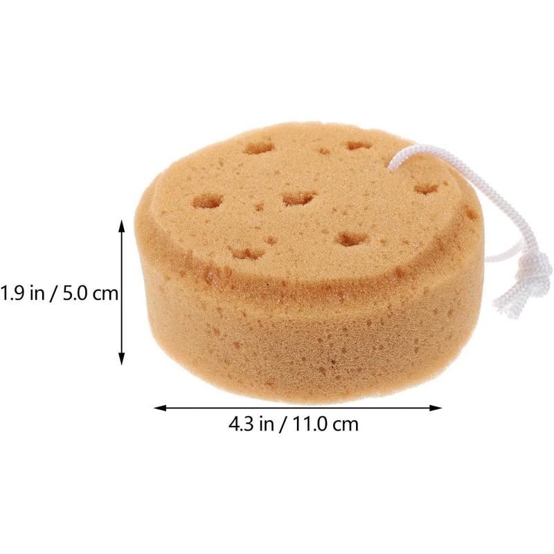 Esponja de Ducha Doble Cara Café – Pack 4 unidades