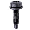 Rexka 20pcs Black T30 Torx Dog Point SEMS Bolt &