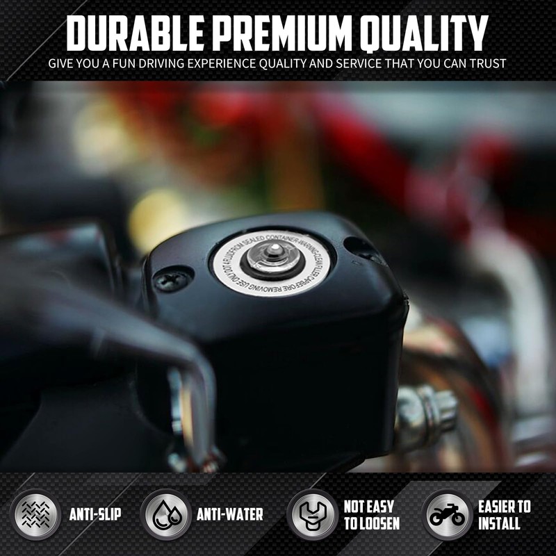cooideamoto Front Brake Master Cylinder Cover Cap Fit For Harley