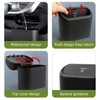 Rynvarl Car Trash Can with Lid - Hanging Leak Proof