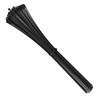 intervisio Cable Ties, Resealable, 540 mm x 7.6 mm, Black,