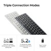 Keychron B3 Pro 75% Ultra-Slim Wireless Keyboard, 2.4GHz, Bluetooth 5.2