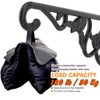 Heavy Duty Hanging Plant Brackets, 2pcs 13 Inch Hand Forged