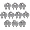5mm Wire Rope/Cable Grip/Clamp Stainless Steel 316 Marine Grade 10