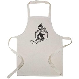 Azeeda 'Beginner Skier' Kid’s Cooking Apron (AP00068945)
