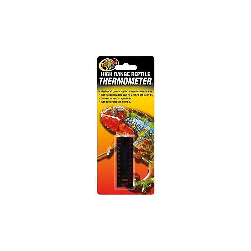 Zoo Med Laboratories SZMTH10 Hi Range Strip Thermometer (Packaging may