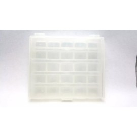 Unbranded STURDY Clear Bobbin Box Case sewing 25 bobbins BB25