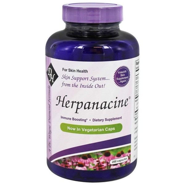Herpanacine Diamond Skin and Immune Support (200 Count) (Labels May Vary)