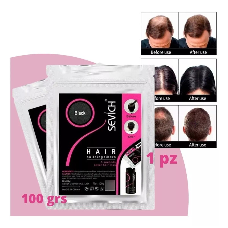 Universo en Linea Sevich Micro Fibras Naturales 100g Sustituto Cabello