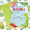 Strivee Dinosaur Birthday Party Invitations for Boys | Fun Dino-Themed