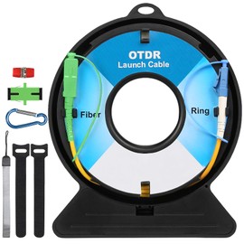 BAOSHLA OTDR Fiber Tester Extension Cord Dead Zone Eliminator SCAPC-LCUPC 1000M OTDR Launch Cable Box Extension Cord Single Mode Launch Cable Extension Cord OTDR Extension Cord for Fiber Tester