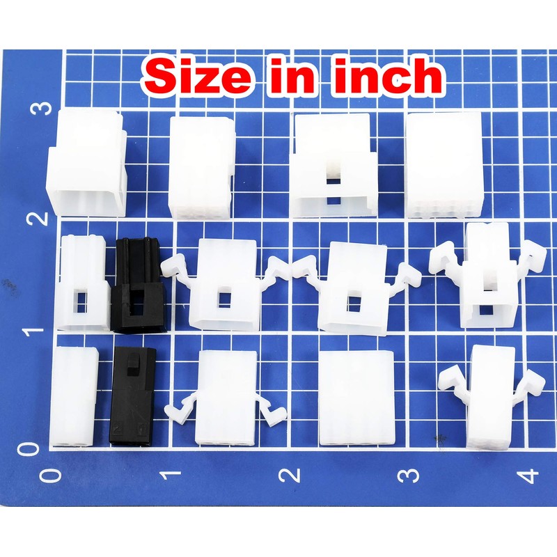 287pcs MOLEX 2-12 Pin, Standard .062" 5.0A Connector Kit 18-24