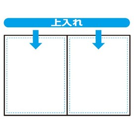 ナカバヤシ ファイル はがきホルダー 180枚収納 ブルー SD-HCT2A6-180B