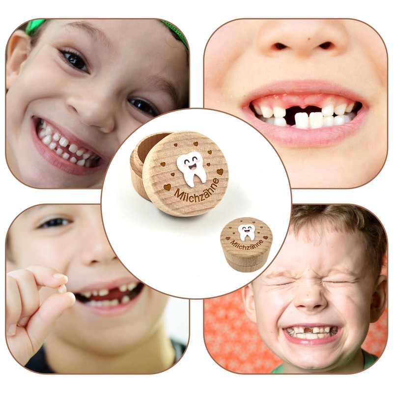 QZKJQDD Milk Teeth Box for Boys