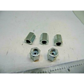 Edelmann 273300 EDELMAN 3/8-24 Inverted Flare Union For 3/16 " Brake Line Tubing 5 pack