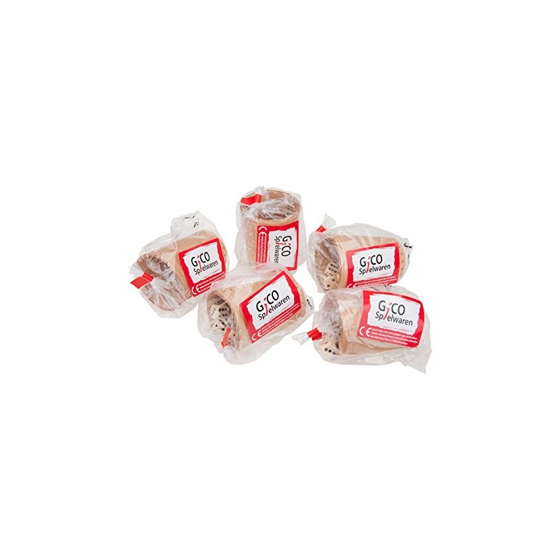GICO Bicchieri per Dadi in Vera Pelle Standard (9 cm)