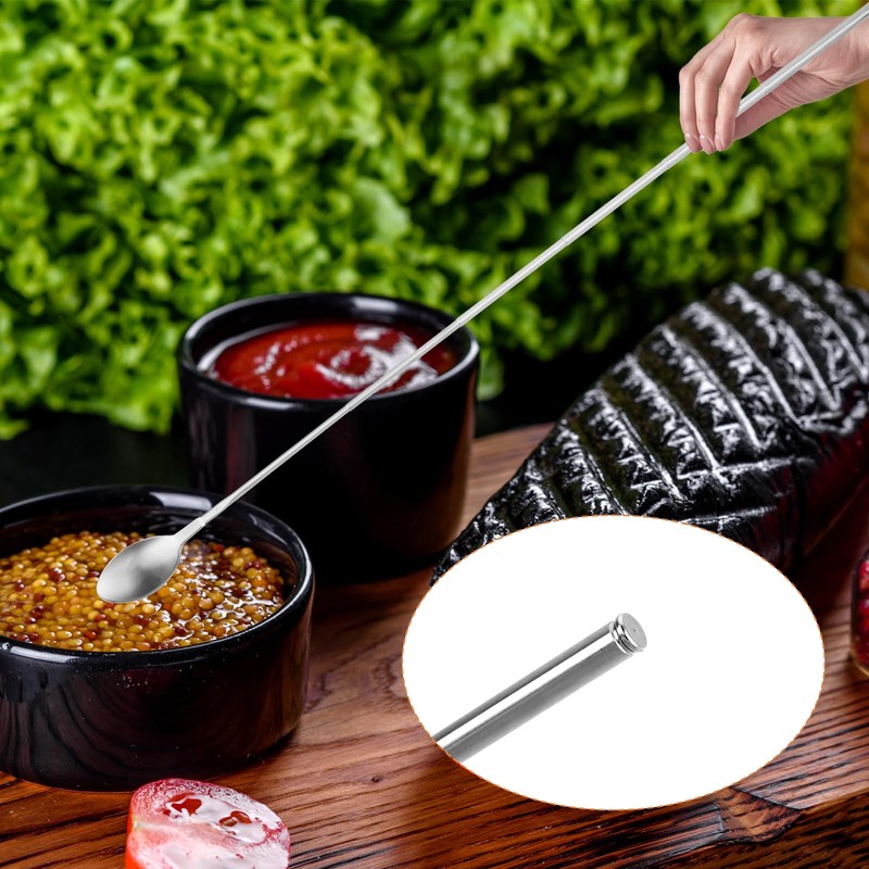 Salbsever Telescopic Spoon - Extending 2063cm/ 824.8in, Stainless Steel Barbecue