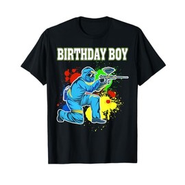 Paintball Birthday Boy Party Theme Boys T-Shirt
