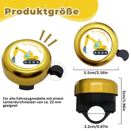 DADAPANGHU Children's Bicycle Bell, Loud Bicycle Bell, Children Boys Girls for Bicycle Balance Bike Scooter Tricycle Mountain Bike Children's Bicycle Bell Girls Boys Many Colours