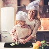Wooden Cutting Board for Kitchen - Large Composite Wood Cutting