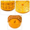 Millya Mosquito Coil Holder with Cover Classical Metal Anti-scald Hollow