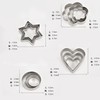 12 PCS Stainless Steel Cookie Moulds,Multi-Shape Cookie Moulds,Cookie Cutter,Home and