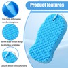 YRUHAN Pack of 3 Shower Sponge, Reusable Bath Sponges, Exfoliating