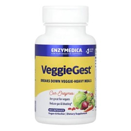 Enzymedica Veggiegest Encimas Digestivas 60 Caps Sfn