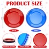 CHENGU 6 Pcs 4th of July Charger Plates Patriotic Charger