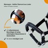 Marengos - Diamond Leather Headcollar | Halter for Horses |