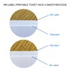 Mr-Label 500 Printable Raffle Tickets with Tear-Away Stubs, 230GSM Heavyweight
