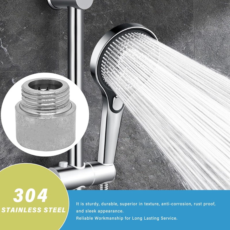 2pcs 1/2" G Male to 1/2" G Female Thread Shower