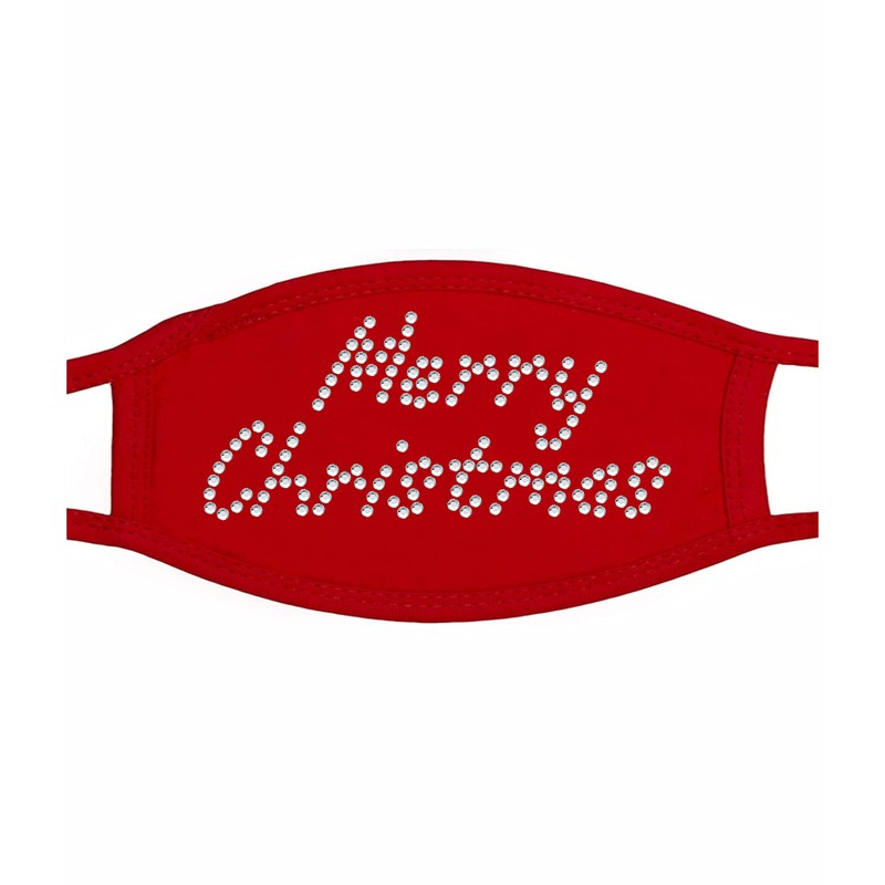 Rhinestone Genie RT4-HOL112 Merry Christmas 6" Magnetic Rhinestone Stencil, Flexible