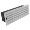 Kair 204mm x 60mm Airbrick with Surround - White