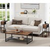 Vagusicc End Table Set of 2 with Charging Station, Narrow