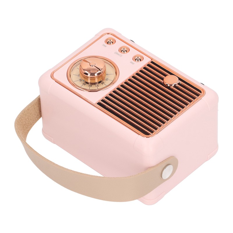 Portable Bluetooth Speaker Mini Compact Wireless Retro Support Radio Program