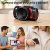 Cámara Digital, 64 MP Camaras Fotografíacas, Pantalla Giratoria de 3''