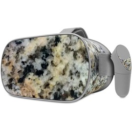 Decal Style Skin Wrap Compatible with Oculus Go Headset - Marble Granite 01 Speckled (Oculus NOT Included)