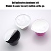 Disposable Aluminum Foils Lids Coffee Capsule Cups with Wooden Stand