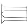 Stainless Steel Double Row Wine Glass Stemware Rack Hanging Stemware