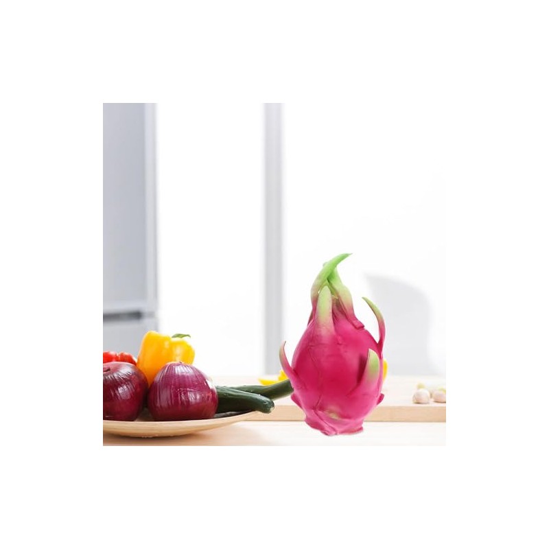 Totority Modelo Fruta Dragón Simulado Realista Pitaya Adorno Artificial Decoración