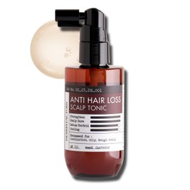 DermaFactory Scalp Treatment Tonic 3.3 Fl Oz Revitalize Thinning Hair Sebum Control Root Enhancer Scalp Instant Cooling & Nourishing Spray w/Brewer's Yeast 57% Caffeine No Sulfate Silicone Paraben