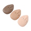 3PCS Eyelash Mannequin Head Removable Replaced Eyelids Eyelash Practice Head